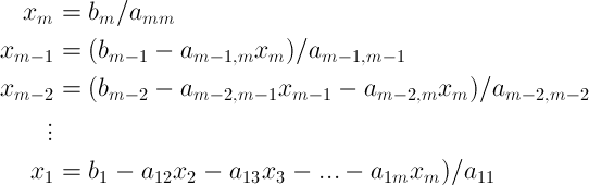 Forward Vs Backward Substitution